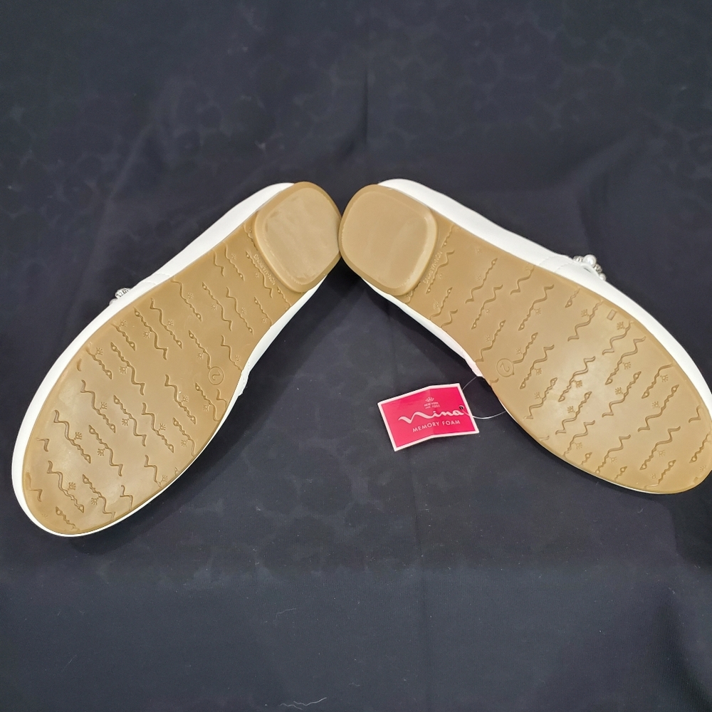 NWT Nina Nataly Ballet Flat First Holy Communion Easter Flower Girl Shoes 2 - Picture 11 of 15
